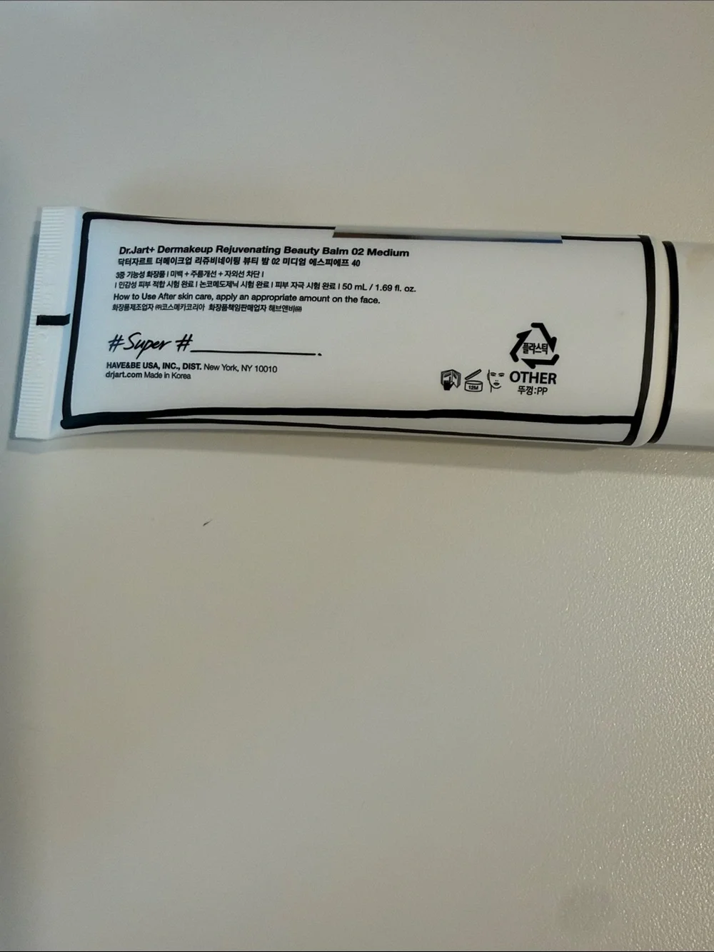 Dr. Jart+ BB Rejuvenating Cream - White with Silver Label